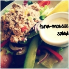 friskog lækker salat med tunmousse